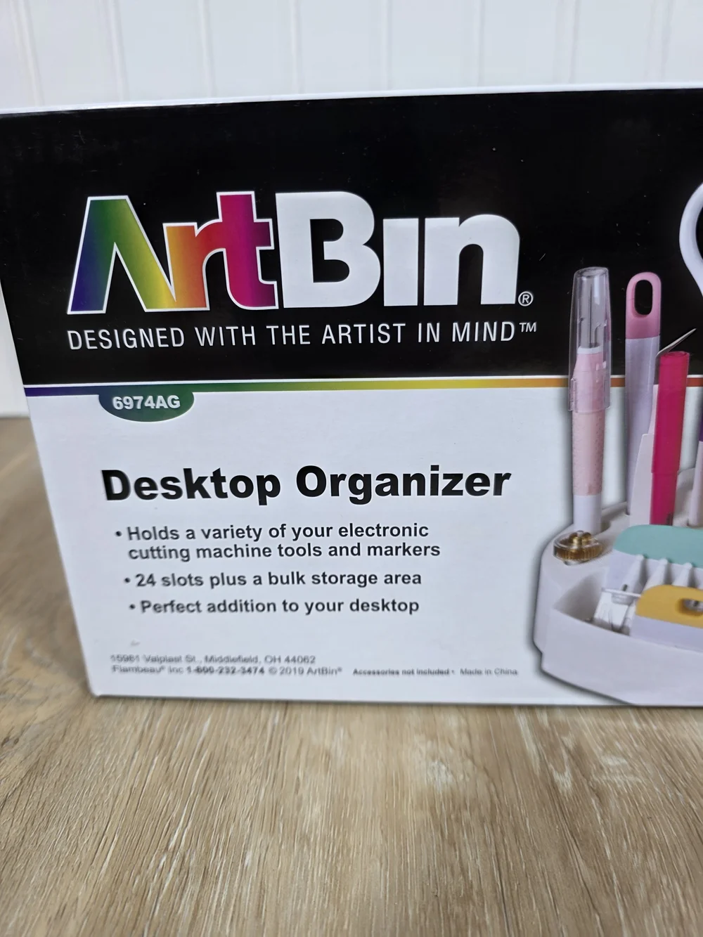 🆕️ArtBin White Desktop Organizer